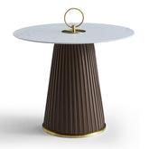 皮製小圓桌組合 Leather Round Table Combination 香港辦公室傢俬及設計工程中心 Branding Works Furniture & Office Design