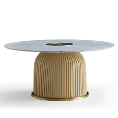 皮製小圓桌組合 Leather Round Table Combination