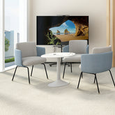 清新小圓盤茶几 Fresh Round Coffee Table 香港辦公室傢俬及設計工程中心 Branding Works Furniture & Office Design