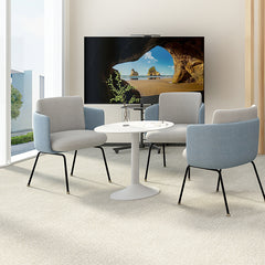 清新小圓盤茶几 Fresh Round Coffee Table 香港辦公室傢俬及設計工程中心 Branding Works Furniture & Office Design