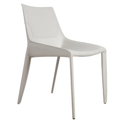 高級簡約餐椅,一體成型椅背設計,簡潔優雅的輪廓線條,適合現代居家和商業空間餐廳佈置 This high-end minimalist dining chair features an integrated backrest design with simple and elegant contour lines, making it suitable for modern home and commercial space restaurant settings.