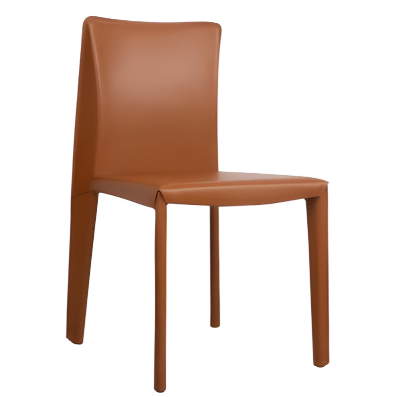 高級簡約餐椅,一體成型椅背設計,簡潔優雅的輪廓線條,適合現代居家和商業空間餐廳佈置 This high-end minimalist dining chair features an integrated backrest design with simple and elegant contour lines, making it suitable for modern home and commercial space restaurant settings.