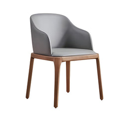 奢華餐廳餐椅設計,輕奢餐椅,多款風格包括棕色皮革扶手椅、木質框架與軟墊座面,置於現代室內環境,提供舒適用餐座位。Luxury restaurant dining chairs in various styles, including brown leather armchairs with wooden frames and cushioned seats in modern settings for comfortable dining.minimalist dining chair hong kong、velvet dining chair、leather armchair cafe.