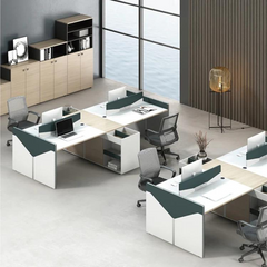 緻美大方員工枱 Delicate Generous Staff Desk 香港辦公室傢俬及設計工程中心 Branding Works Furniture & Office Design
