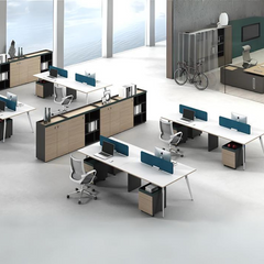 現代簡約職員桌 Modern Simple Staff Desk 香港辦公室傢俬及設計工程中心 Branding Works Furniture & Office Design