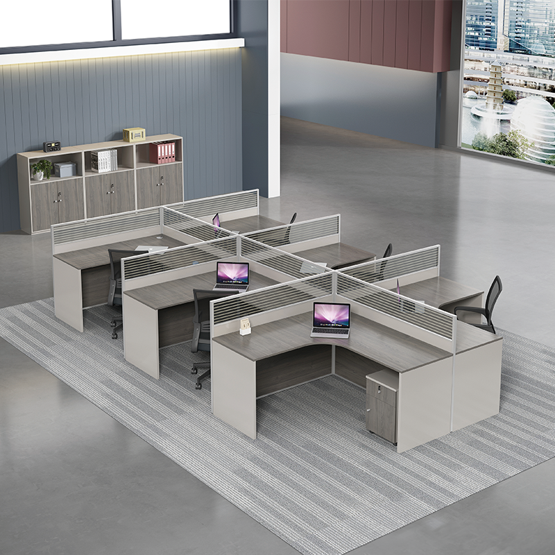 辦公檯 寫字檯 工作檯 E1 環保板材 鋼腳 實木腳 板腳 上線 屏風 側櫃 活動櫃 staff desk table workstation office furniture