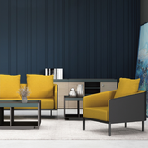 布絨仿皮革沙發 Cloth Faux Leather Sofa 香港辦公室傢俬及設計工程中心 Branding Works Furniture & Office Design