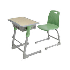 高級學生課椅多色選擇系列,包含藍、綠、黃、灰色款式,透氣防滑設計,符合人體工學,適合各類學校課室使用的堆疊椅。Premium student chair collection in multiple colors—blue, green, yellow, grey—featuring breathable perforated back, ergonomic design, and stackable structure for schools.