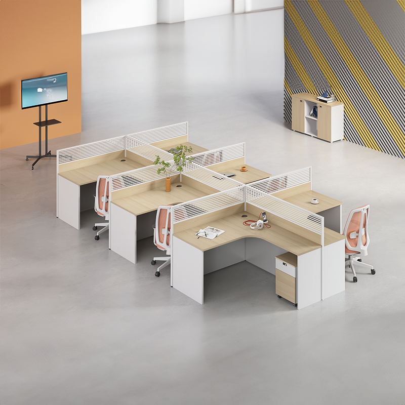 辦公檯 寫字檯 工作檯 E1 環保板材 鋼腳 實木腳 板腳 上線 屏風 側櫃 活動櫃 staff desk table workstation office furniture