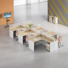 辦公檯 寫字檯 工作檯 E1 環保板材 鋼腳 實木腳 板腳 上線 屏風 側櫃 活動櫃 staff desk table workstation office furniture