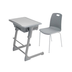 高級學生課椅多色選擇系列,包含藍、綠、黃、灰色款式,透氣防滑設計,符合人體工學,適合各類學校課室使用的堆疊椅。Premium student chair collection in multiple colors—blue, green, yellow, grey—featuring breathable perforated back, ergonomic design, and stackable structure for schools.