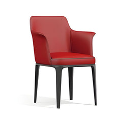 奢華餐廳餐椅設計,輕奢餐椅,多款風格包括棕色皮革扶手椅、木質框架與軟墊座面,置於現代室內環境,提供舒適用餐座位。Luxury restaurant dining chairs in various styles, including brown leather armchairs with wooden frames and cushioned seats in modern settings for comfortable dining.minimalist dining chair hong kong、velvet dining chair、leather armchair cafe.