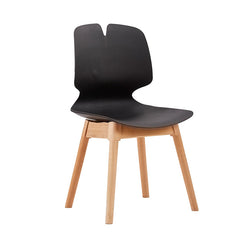 PP椅、聚丙烯椅、時尚餐椅、塑膠椅、北歐簡約、可堆疊、木質椅腿、PP聚丙烯材質、一體成型、輕量化設計、防水易清潔PP chair、polypropylene chair、modern dining chair、plastic chair、Scandinavian、stackable、wood legs,Fashionable PP chairs in assorted colors with wooden legs, showcased in modern environments including bars, cafes, offices, and kitchens, offering versatile and stylish seating options.