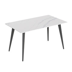 輕奢仿大理石紋餐桌|白色石紋桌面搭配黑色金屬中柱腳,四人位現代餐廳皮質餐椅組合。現代簡約咖啡餐桌|淺木紋桌面白色中柱圓盤底座,搭配曲木靠背椅,休閒咖啡廳雙人座位。Modern cafe table with light wood top and white pedestal base, paired with curved plywood chairs, casual coffee shop seating。Luxury faux marble dining table, white stone-look top with black pedestal base, modern 4-person leather chair dining set