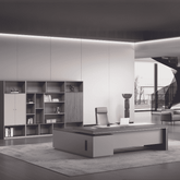 風華絕代經理檯 Grandeur Managerial Boss Desk 香港辦公室傢俬及設計工程中心 Branding Works Furniture & Office Design