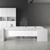 主管檯 E1 環保板材 鋼腳 實木腳 板腳 側櫃 executive manager boss table desk furniture