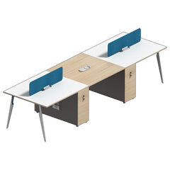 辦公檯 寫字檯 工作檯 E1 環保板材 鋼腳 實木腳 板腳 上線 屏風 側櫃 活動櫃 staff desk table workstation office furniture