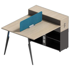 辦公檯 寫字檯 工作檯 E1 環保板材 鋼腳 實木腳 板腳 上線 屏風 側櫃 活動櫃 staff desk table workstation office furniture