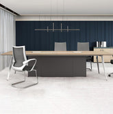 簡約矜重會議枱 Simple Restrained Conference Desk 香港辦公室傢俬及設計工程中心 Branding Works Furniture & Office Design