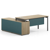 主管檯 E1 環保板材 鋼腳 實木腳 板腳 側櫃 executive manager boss table desk furniture