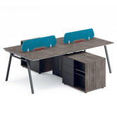 辦公檯 寫字檯 工作檯 E1 環保板材 鋼腳 實木腳 板腳 上線 屏風 側櫃 活動櫃 staff desk table workstation office furniture