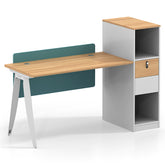 辦公檯 寫字檯 工作檯 E1 環保板材 鋼腳 實木腳 板腳 上線 屏風 側櫃 活動櫃 staff desk table workstation office furniture