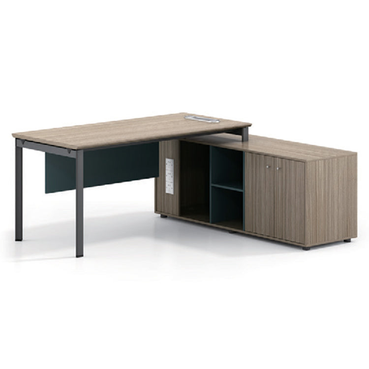 主管檯 E1 環保板材 鋼腳 實木腳 板腳 側櫃 executive manager boss table desk furniture