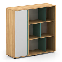 office interior design furniture cabinet wooden file 辦公室 家具 儲物櫃 文件櫃 資料櫃 簡約 趟門 設計 收納櫃 組合櫃 木製櫃