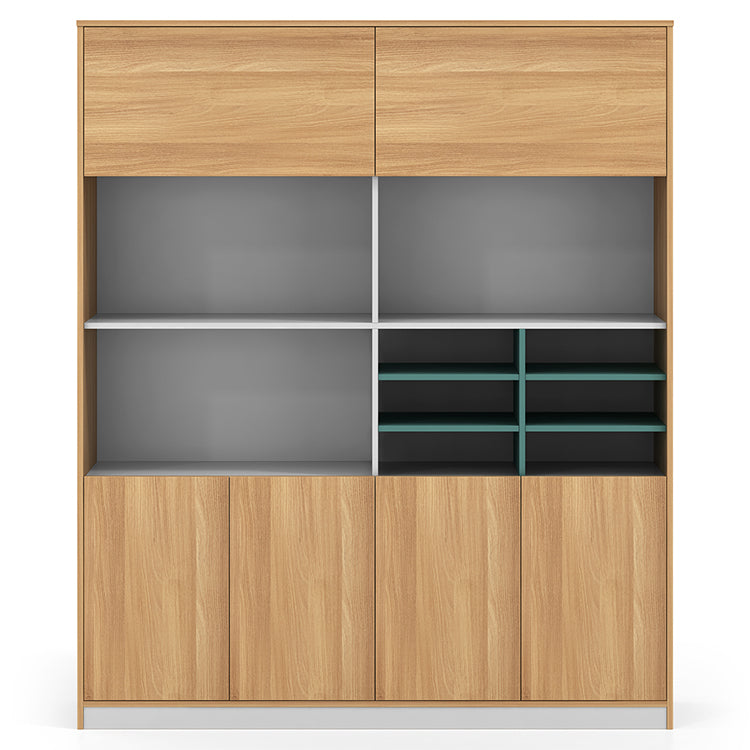office interior design furniture cabinet wooden file 辦公室 家具 儲物櫃 文件櫃 資料櫃 簡約 趟門 設計 收納櫃 組合櫃 木製櫃
