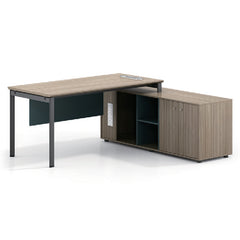 主管檯 E1 環保板材 鋼腳 實木腳 板腳 側櫃 executive manager boss table desk furniture