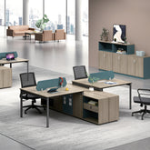 辦公檯 寫字檯 工作檯 E1 環保板材 鋼腳 實木腳 板腳 上線 屏風 側櫃 活動櫃 staff desk table workstation office furniture