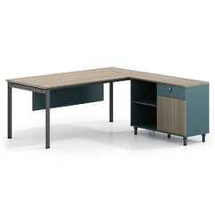 主管檯 E1 環保板材 鋼腳 實木腳 板腳 側櫃 executive manager boss table desk furniture