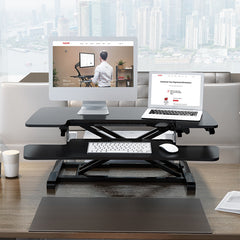 桌上兩用升降架 Desktop Sit-Stand Adjustable Carrier 香港辦公室傢俬及設計工程中心 Branding Works Furniture & Office Design