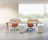 辦公檯 寫字檯 工作檯 E1 環保板材 鋼腳 實木腳 板腳 上線 屏風 側櫃 活動櫃 staff desk table workstation office furniture