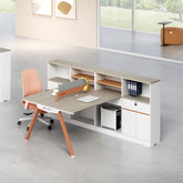 優雅大櫃辦公枱 Elegant Large Cabinet Office Desk 香港辦公室傢俬及設計工程中心 Branding Works Furniture & Office Design