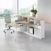 優雅大櫃辦公枱 Elegant Large Cabinet Office Desk 香港辦公室傢俬及設計工程中心 Branding Works Furniture & Office Design