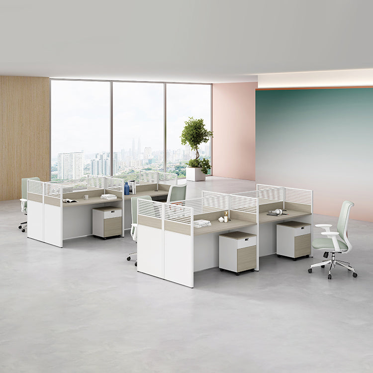 辦公檯 寫字檯 工作檯 E1 環保板材 鋼腳 實木腳 板腳 上線 屏風 側櫃 活動櫃 staff desk table workstation office furniture