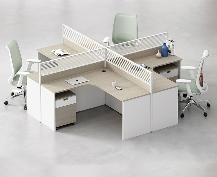 辦公檯 寫字檯 工作檯 E1 環保板材 鋼腳 實木腳 板腳 上線 屏風 側櫃 活動櫃 staff desk table workstation office furniture