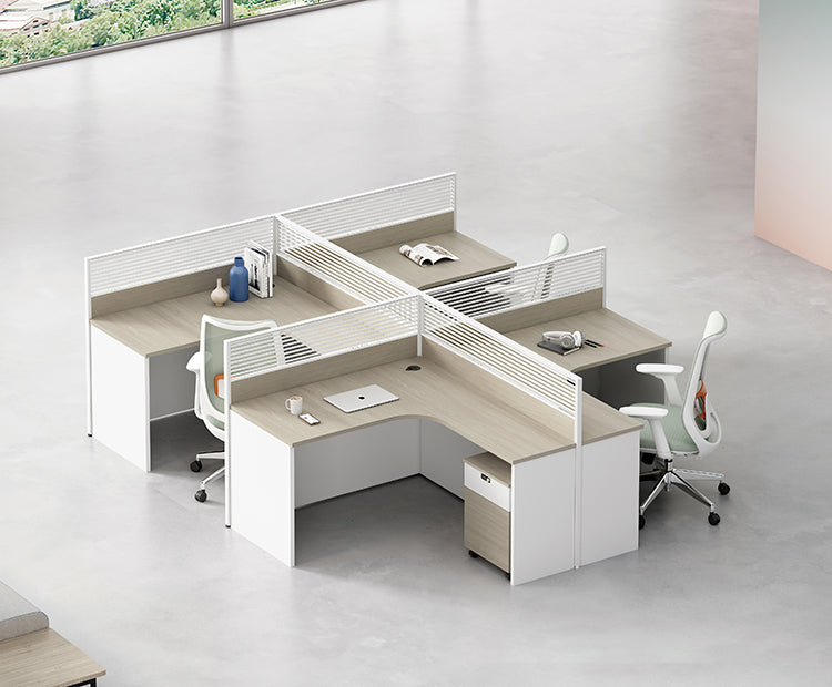 辦公檯 寫字檯 工作檯 E1 環保板材 鋼腳 實木腳 板腳 上線 屏風 側櫃 活動櫃 staff desk table workstation office furniture