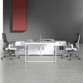 辦公檯 寫字檯 工作檯 E1 環保板材 鋼腳 實木腳 板腳 上線 屏風 側櫃 活動櫃 staff desk table workstation office furniture