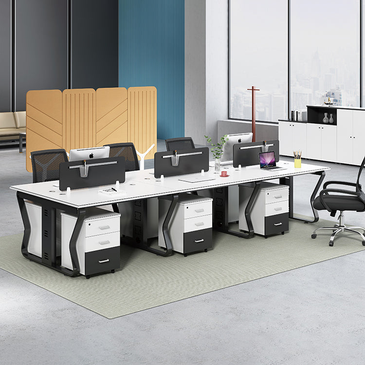 辦公檯 寫字檯 工作檯 E1 環保板材 鋼腳 實木腳 板腳 上線 屏風 側櫃 活動櫃 staff desk table workstation office furniture