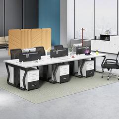 辦公檯 寫字檯 工作檯 E1 環保板材 鋼腳 實木腳 板腳 上線 屏風 側櫃 活動櫃 staff desk table workstation office furniture