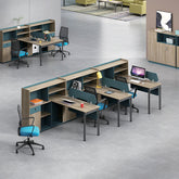 辦公檯 寫字檯 工作檯 E1 環保板材 鋼腳 實木腳 板腳 上線 屏風 側櫃 活動櫃 staff desk table workstation office furniture