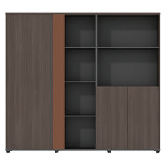 office interior design furniture cabinet wooden file 辦公室 家具 儲物櫃 文件櫃 資料櫃 簡約 趟門 設計 收納櫃 組合櫃 木製櫃