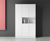 office interior design furniture cabinet wooden file 辦公室 家具 儲物櫃 文件櫃 資料櫃 簡約 趟門 設計 收納櫃 組合櫃 木製櫃