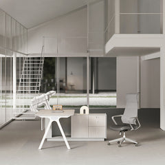 executive desk 木桌腳 木製 辦公室 簡約 現代 辦公家具 辦公桌 時尚 辦公 用品 家具 設計 主管檯 工作檯 抽屜 櫃桶