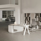 executive desk 木桌腳 木製 辦公室 簡約 現代 辦公家具 辦公桌 時尚 辦公 用品 家具 設計 主管檯 工作檯 抽屜 櫃桶