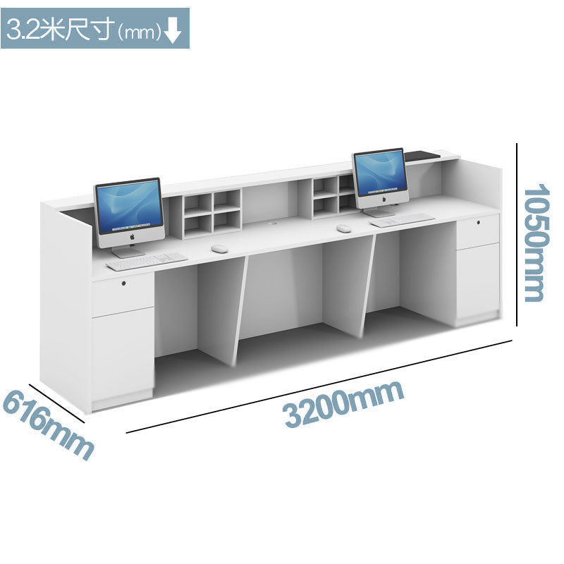 接待處家具 傢俱 傢俬 櫃枱 前台 E1 環保板材 板腳 Reception table desk counter furniture