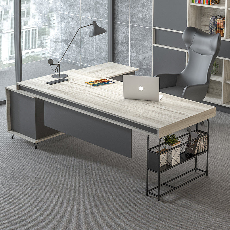 主管檯 E1 環保板材 鋼腳 側櫃 executive manager boss table desk furniture