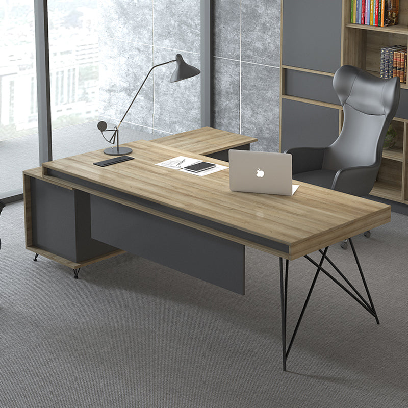 主管檯 E1 環保板材 鋼腳 側櫃 executive manager boss table desk furniture
